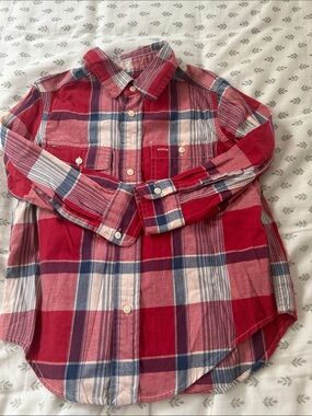 Polo by Ralph Lauren Red Plaid Button-Down Shirt